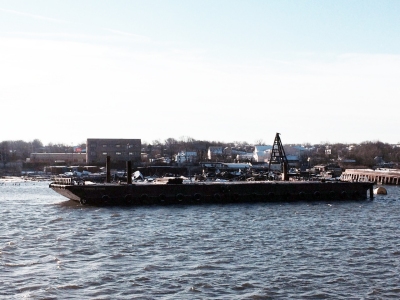 Deck Spud Barge Stepping Stone